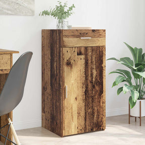 Vidaxl dressoir oud hout 45 x 42,5 x 93 cm bewerkt hout