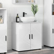 Vidaxl badkamer kast hoogglans wit 61 x 35 x 64 cm