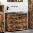Vidaxl badkamer kast gerookt eiken 76,5 x 35 x 64 cm