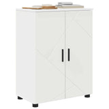 Vidaxl badkamer kast wit 60 x 35 x 80 cm bewerkt hout, metaal