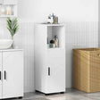Vidaxl badkamer kast wit 30 x 35 x 95 cm bewerkt hout, metaal
