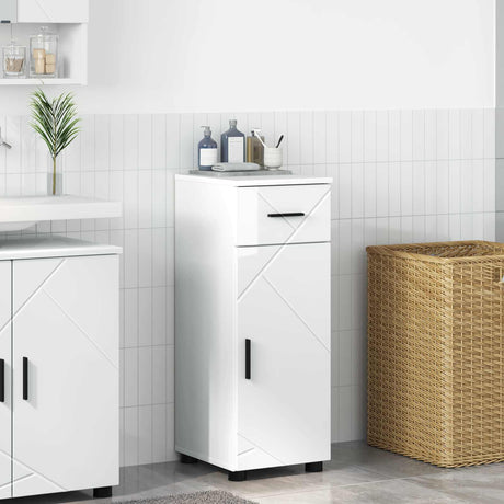Vidaxl badkamer kast hoogglans wit 30 x 35 x 80 cm