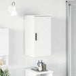 Vidaxl badkamer kast wit 30 x 31,5 x 61 cm bewerkt hout, metaal