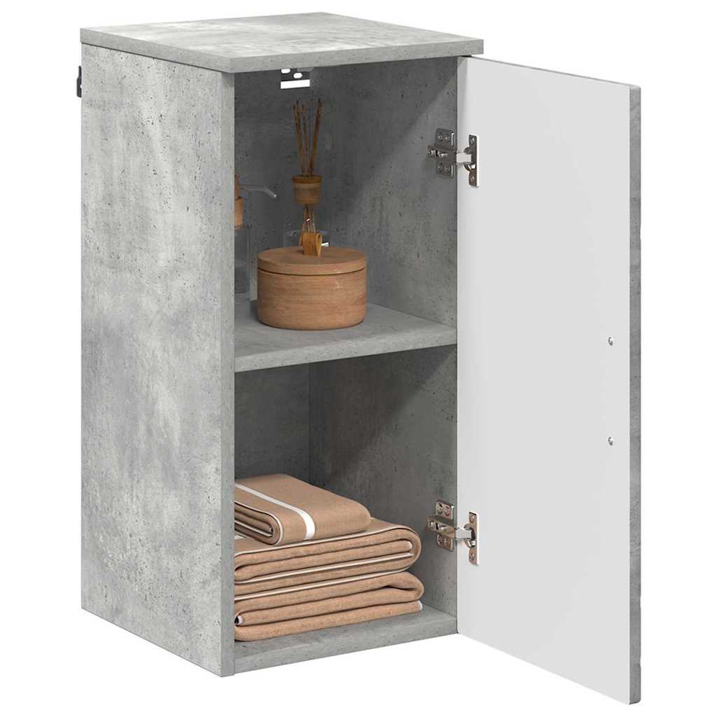Vidaxl badkamer kast beton grijs 30 x 31,5 x 61 cm