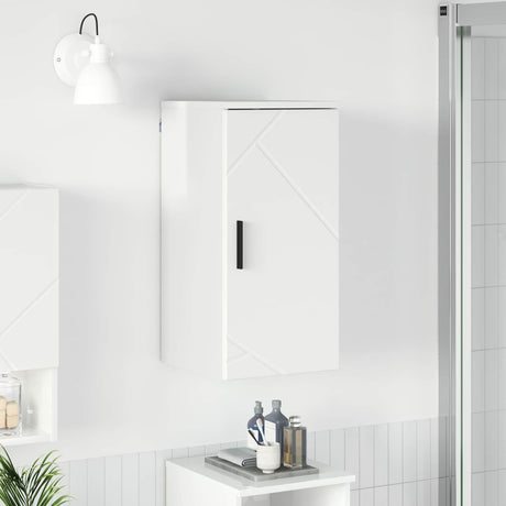 Vidaxl badkamer kast hoogglans wit 30 x 31,5 x 61 cm