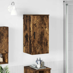 Vidaxl badkamer kast gerookt eiken 30 x 31,5 x 61 cm