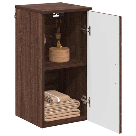 Vidaxl badkamer kast bruin eiken 30 x 31,5 x 61 cm