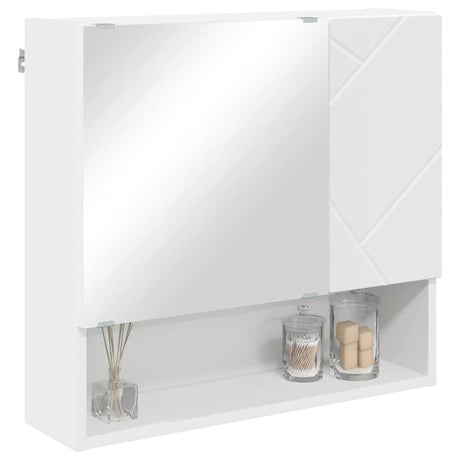 Vidaxl spiegelkast wit 59 x 17 x 55 cm bewerkt hout