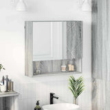Vidaxl spiegelkast grijs sonoma 59 x 17 x 55 cm bewerkt hout