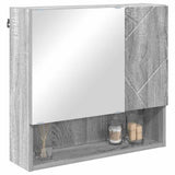 Vidaxl spiegelkast grijs sonoma 59 x 17 x 55 cm bewerkt hout