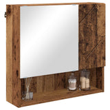 Vidaxl spiegelkast oudhout 59 x 17 x 55 cm bewerkt hout
