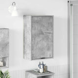 Vidaxl badkamer kast beton grijs 39 x 23,5 x 65 cm