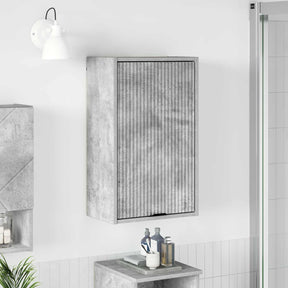 Vidaxl badkamer kast beton grijs 39 x 23,5 x 65 cm