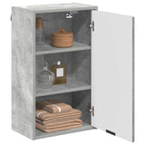 Vidaxl badkamer kast beton grijs 39 x 23,5 x 65 cm