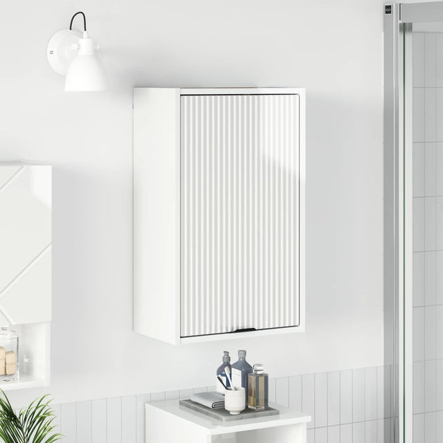 Vidaxl badkamer kast hoogglans wit 39 x 23,5 x 65 cm