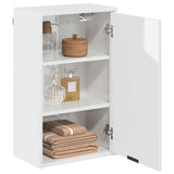 Vidaxl badkamer kast hoogglans wit 39 x 23,5 x 65 cm
