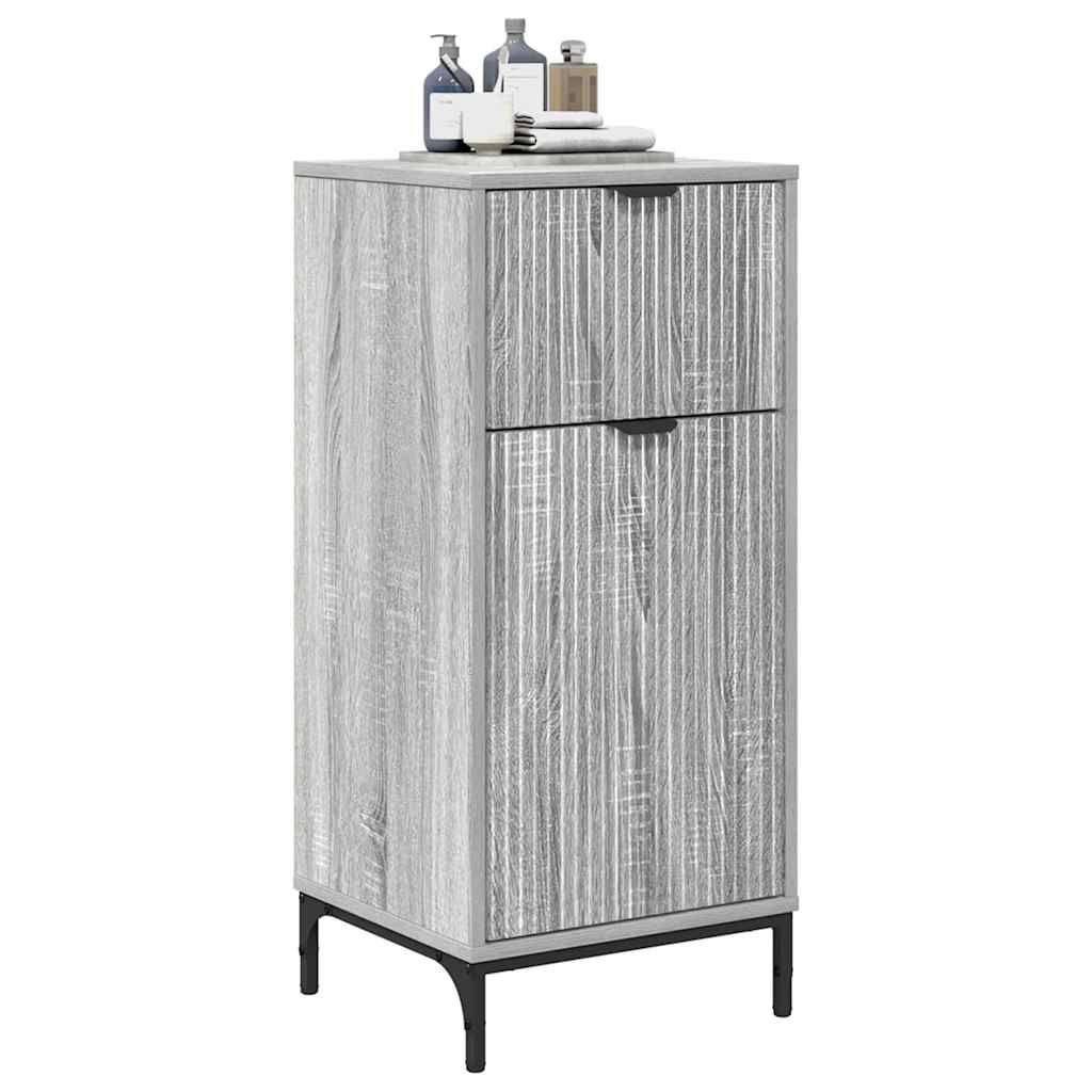 Vidaxl badkamer kast grijs sonoma 39,5 x 36 x 88 cm