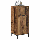 Vidaxl badkamer kast oud hout 39,5 x 36 x 88 cm bewerkt hout, metaal