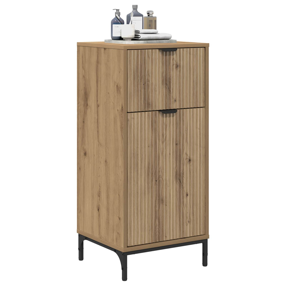 Vidaxl badkamer kast artisan eiken 39,5 x 36 x 88 cm