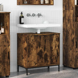 Vidaxl badkamertenk te kast gerookt eiken 60,5 x 33,5 x 61 cm