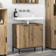 Vidaxl badkamertenk te kast artisan eiken 60,5 x 33,5 x 61 cm