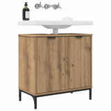 Vidaxl badkamertenk te kast artisan eiken 60,5 x 33,5 x 61 cm