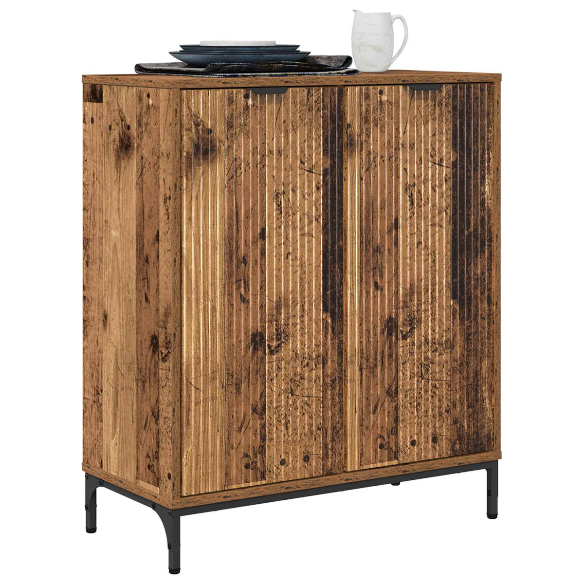 Vidaxl dressoir oudhout 69,5 x 33 x 82 cm bewerkt hout
