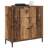 Vidaxl dressoir oudhout 79,5 x 33 x 82 cm bewerkt hout