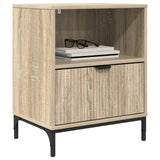 Vidaxl nachtkastje sonoma eiken 49 x 36 x 61 cm bewerkt hout