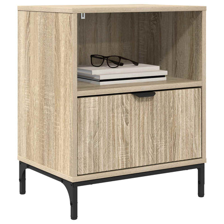 Vidaxl nachtkastje sonoma eiken 49 x 36 x 61 cm bewerkt hout