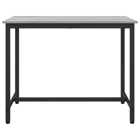 Vidaxl tafel grijs sonoma 100 x 50 x 76,5 cm engineered hout en staal