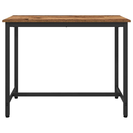 Vidaxl tafel oudhout 100 x 50 x 76,5 cm engineered hout en staal