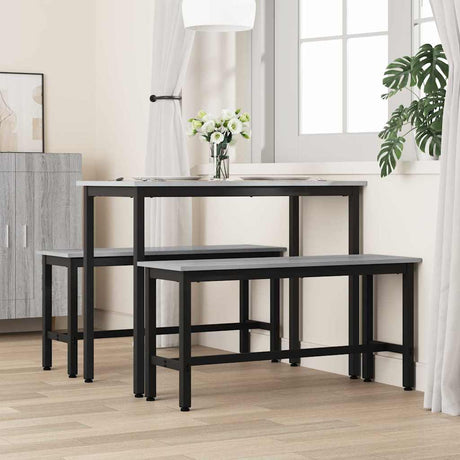 Vidaxl eetbank grijs sonoma 100 x 32,5 x 48,5 cm