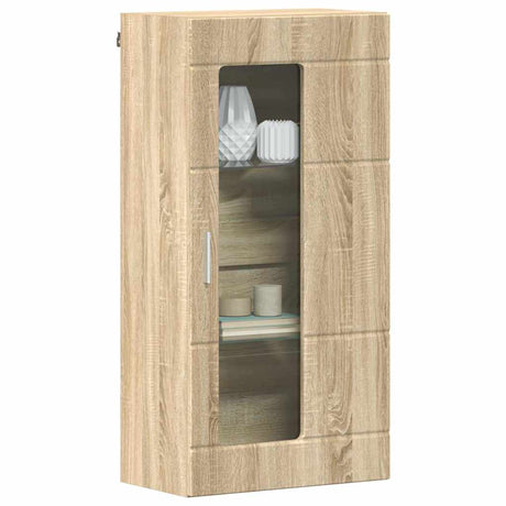Vidaxl houten kast sonoma eiken bewerkt hout
