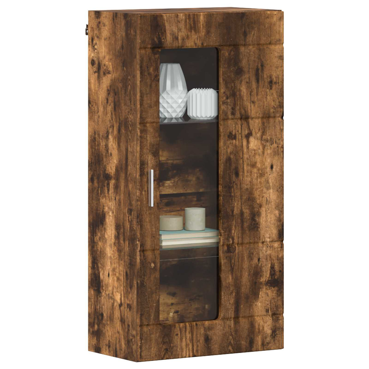 Vidaxl houten kast gerookt eiken bewerkt hout