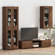 Vidaxl houten kast bruin eiken bewerkt hout
