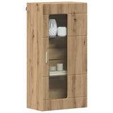 Vidaxl houten kast artisan eiken bewerkt hout