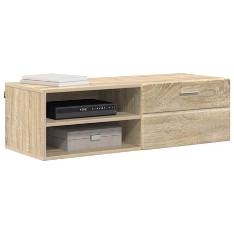 Vidaxl houten kast 100,5 x 39 x 30 cm sonoma eiken bewerkt hout