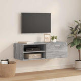Vidaxl houten kast 100,5 x 39 x 30 cm grijs sonoma bewerkt hout