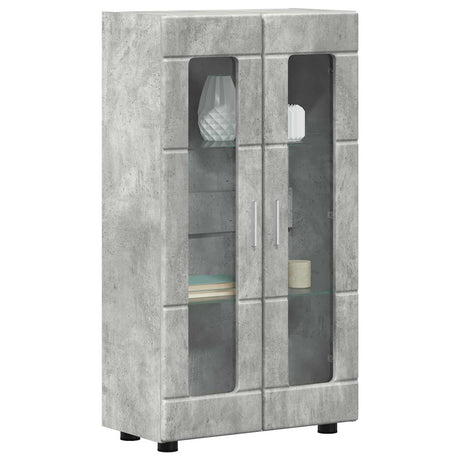Vidaxl dressoir florin 55,5 x 29 x 100 cm beton grijs bewerkt hout