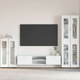 Vidaxl dressoir florin 55,5 x 29 x 100 cm hoogglans wit bewerkt hout