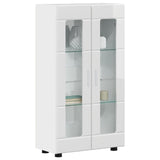 Vidaxl dressoir florin 55,5 x 29 x 100 cm hoogglans wit bewerkt hout