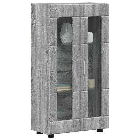 Vidaxl dressoir florin 55,5 x 29 x 100 cm grijs sonoma bewerkt hout