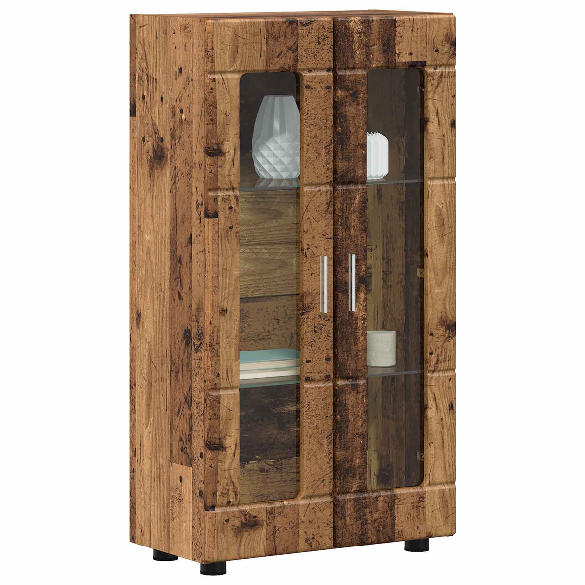 Vidaxl dressoir florin 55,5 x 29 x 100 cm oudhout bewerkt hout