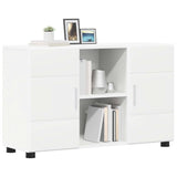 Vidaxl dressoir florin 88,5 x 30,5 x 55,5 cm wit bewerkt hout