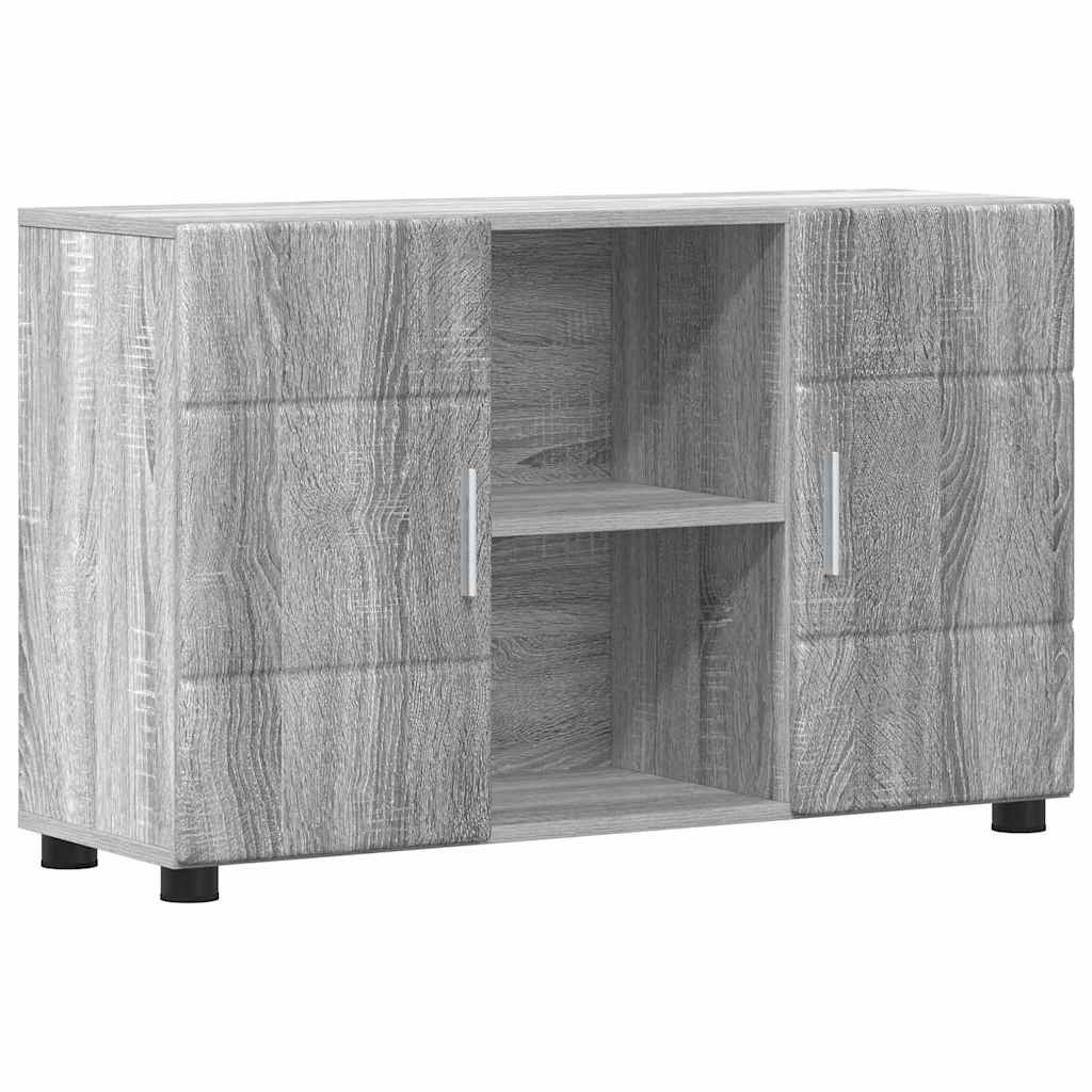 Vidaxl dressoir florin 88,5 x 30,5 x 55,5 cm grijs sonoma bewerkt hout