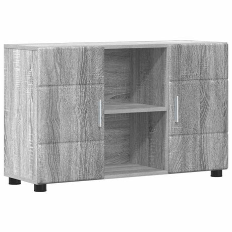 Vidaxl dressoir florin 88,5 x 30,5 x 55,5 cm grijs sonoma bewerkt hout