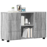 Vidaxl dressoir florin 88,5 x 30,5 x 55,5 cm grijs sonoma bewerkt hout