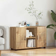 Vidaxl dressoir florin 88,5 x 30,5 x 55,5 cm artisan eiken