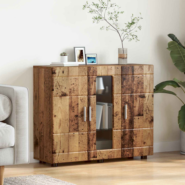 Vidaxl houten kast oudhout bewerkt hout